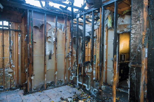 Professional Fire Damage Assessment technician working in Slippery Rock, PA